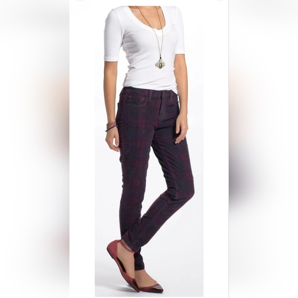 Joe's Jeans Dark Purple Skinny Corduroy Pants Size 28, New With Tags!